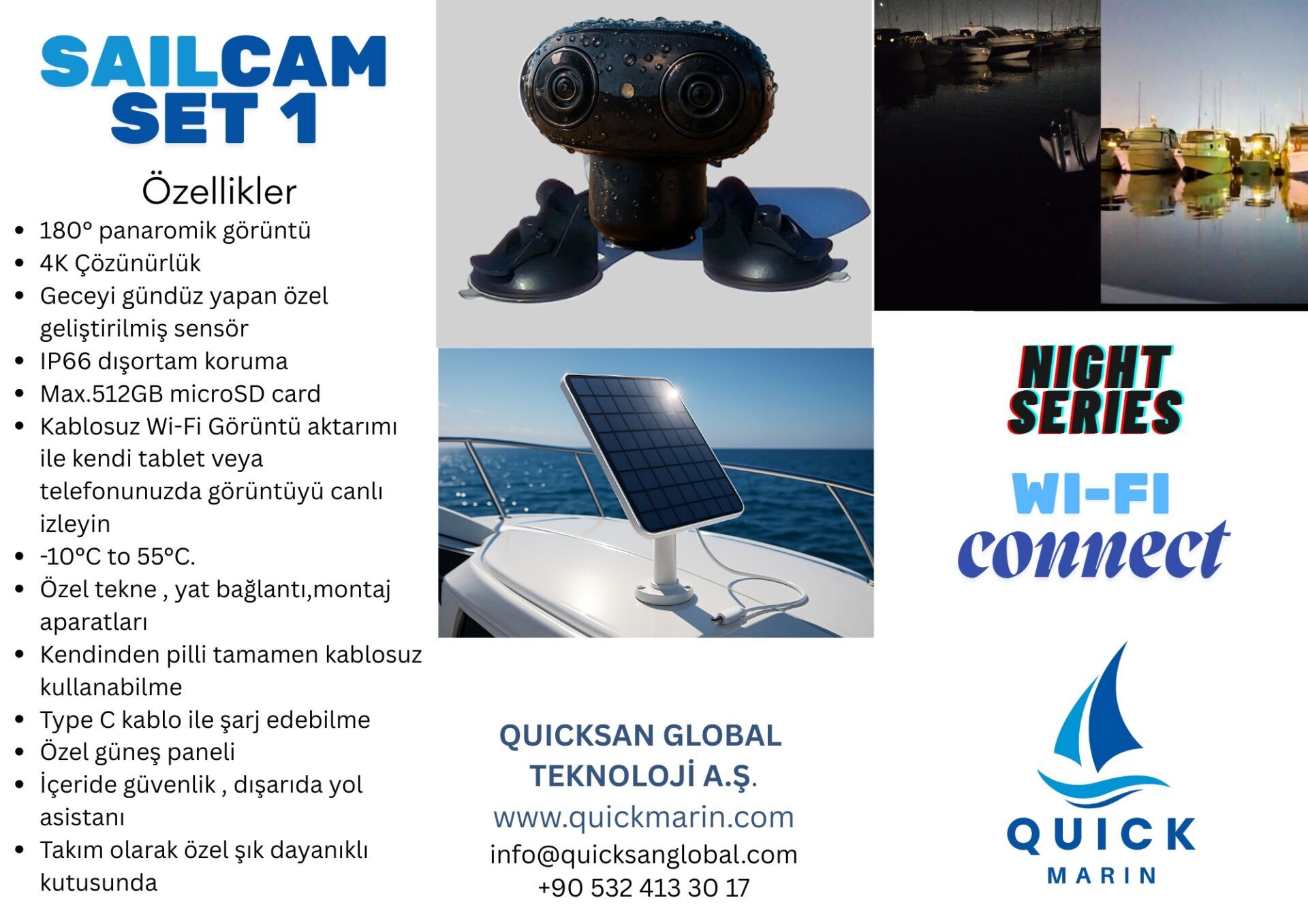 SAILCAM SET 1S ( SAIL BOAT YELKENLİ)